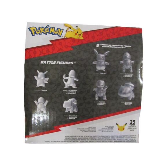 NEW Pikachu Plush Silver 8" GameStop Pokemon 25th Anniversary Chrome Nintendo - Picture 8 of 12